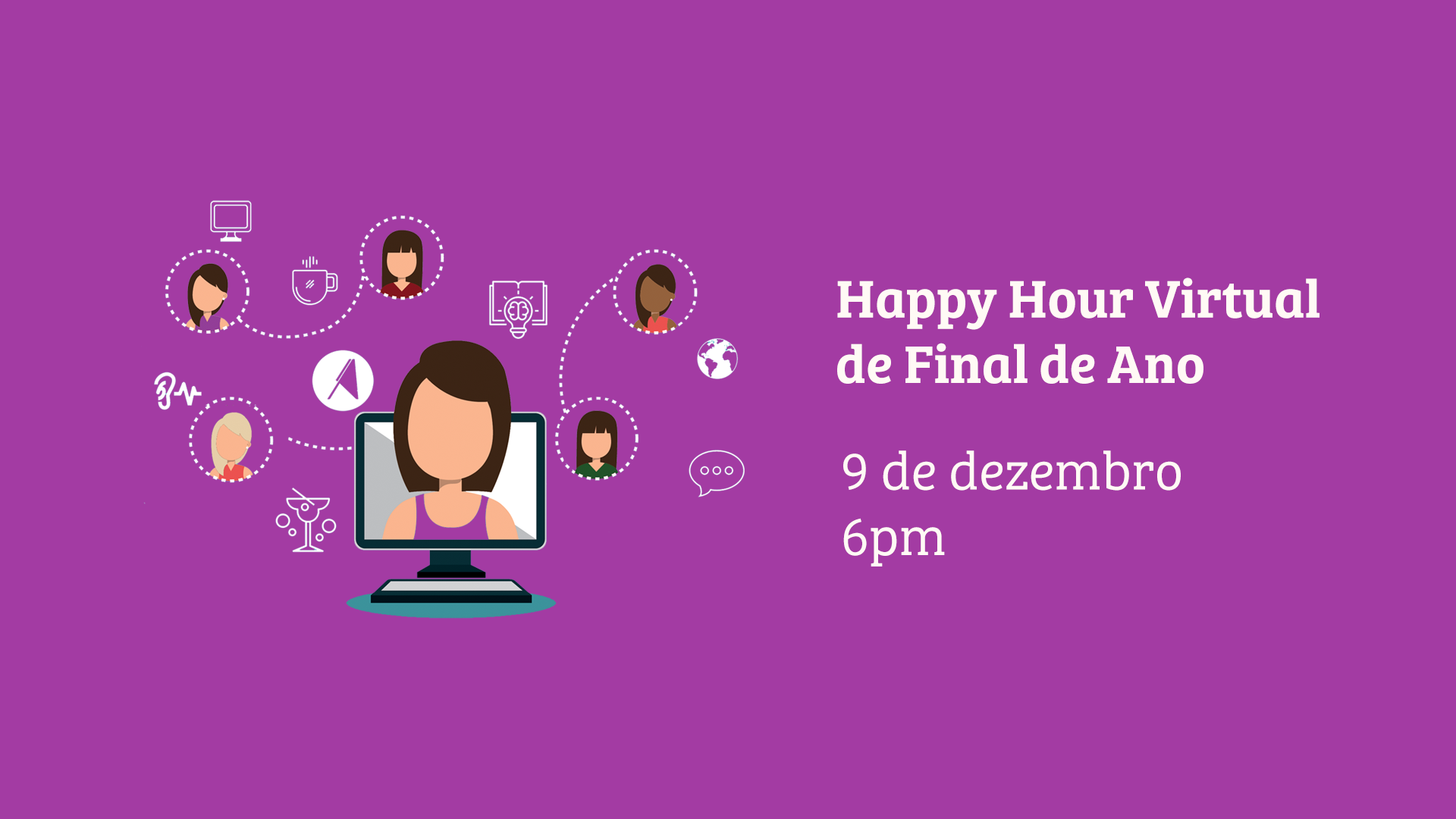 Happy Hour de Final de Ano – 9 de Dezembro